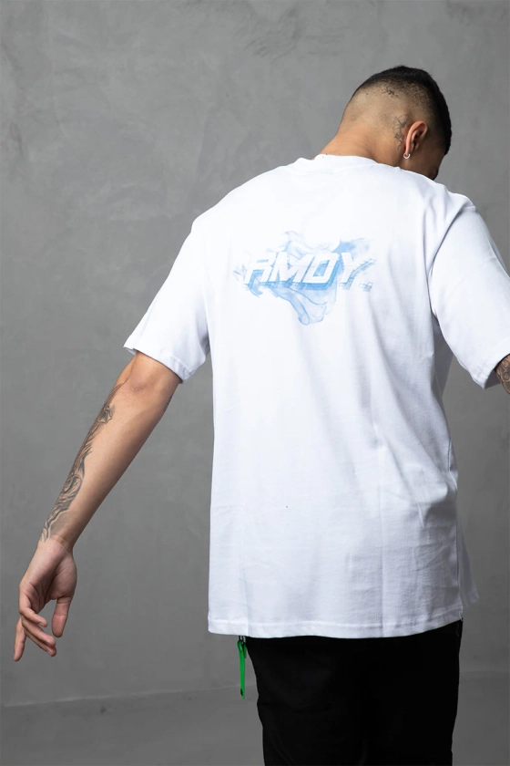 White "In The Smoke" RMDY. Tee