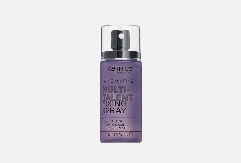 В наличии:Спрей для макияжа фиксирующий Catrice Prime And Fine Multitalent Fixing Spray