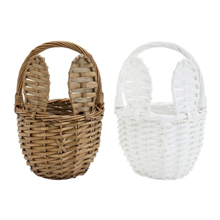 Buy Home Wicker Bunny Easter Storage Basket | Party decorations and supplies | Argos