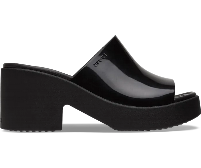 Brooklyn Slide High Shine Heel - Sandal - Crocs