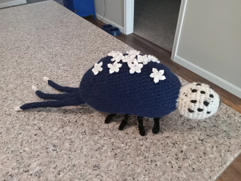 Fan-Art Video Game Rom Spider Crochet Plush Toy