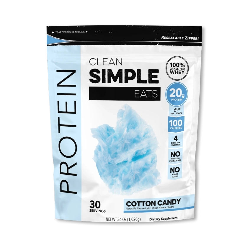 Cotton Candy Protein Powder | Clean Simple Eats Protein Powder