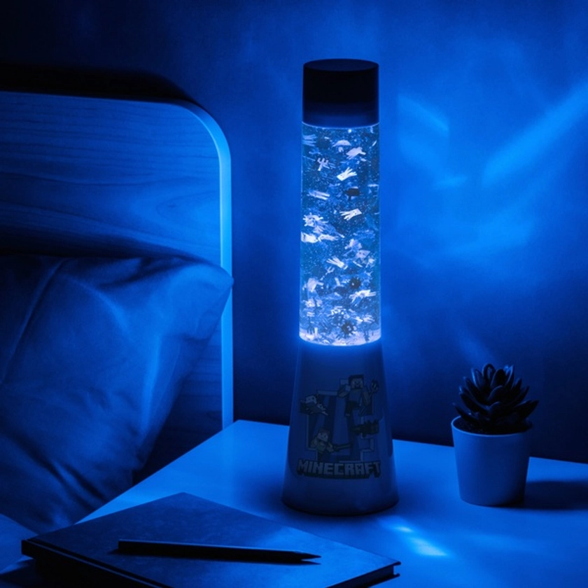 Minecraft Plastic Flow Lamp 33cm | Smyths Toys UK