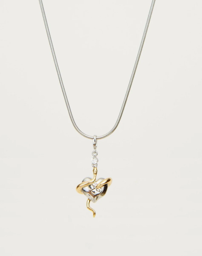 Heart's Guardian Serpent Necklace | En Route Jewelry | En Route Jewelry