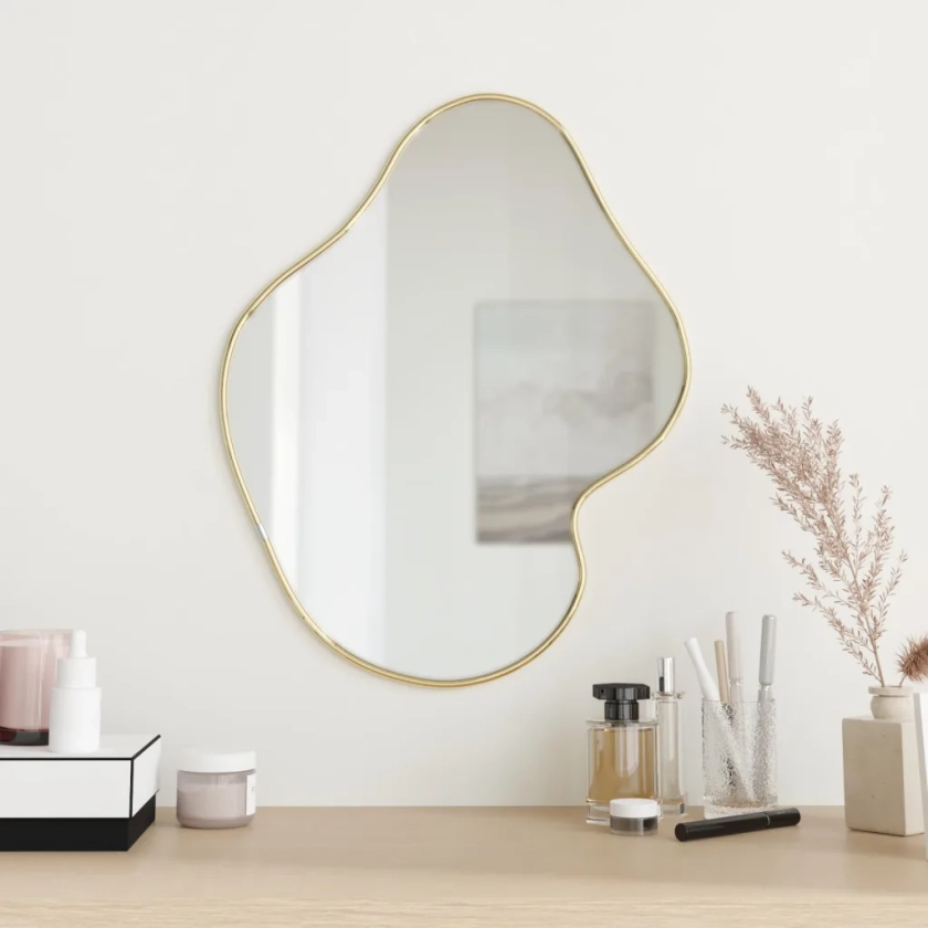Wall Mirror Gold 50×40 cm - Suave Home Australia