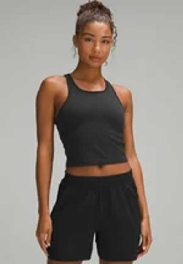 lululemon EBB TO STREET CROPPED RACERBACK - Débardeur - black/noir - ZALANDO.BE