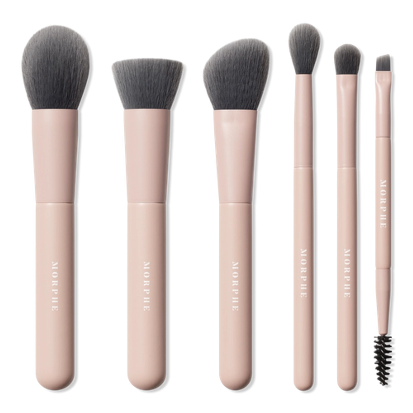 Travel Shaping Essentials Bamboo & Charcoal-Infused Travel Brush Set