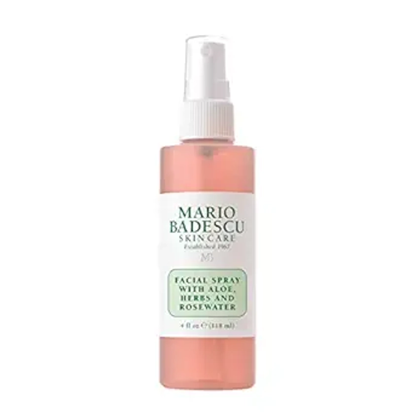 Mario Badescu Facial Spray with Aloe, Herbs and Rose Water for All Skin Types, Face Mist that Hydrates, Rejuvenates & Clarifies