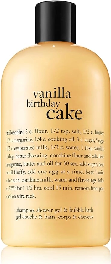Philosophy Shampoo, Bath And Shower Gel, Vanilla Birthday Cake