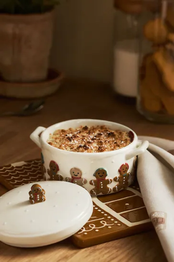 Buy Natural Gingerbread NIbble Bowl With LId from the Next UK online shop