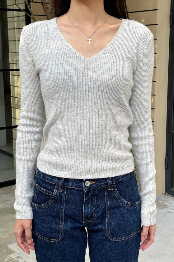 Anne Wool V-Neck Sweater