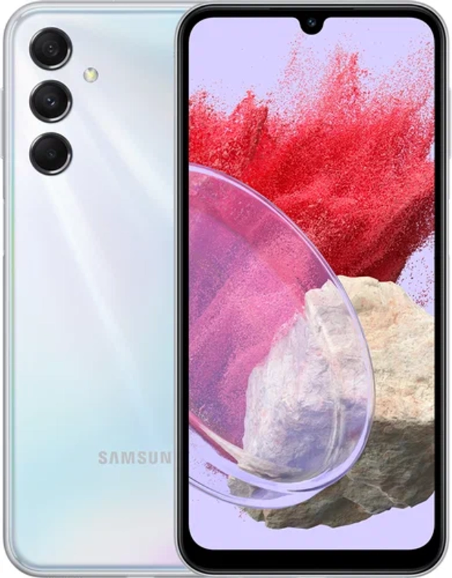 Смартфон Samsung Galaxy M34 5G 6/128 ГБ, Dual nano SIM, Prism Silver