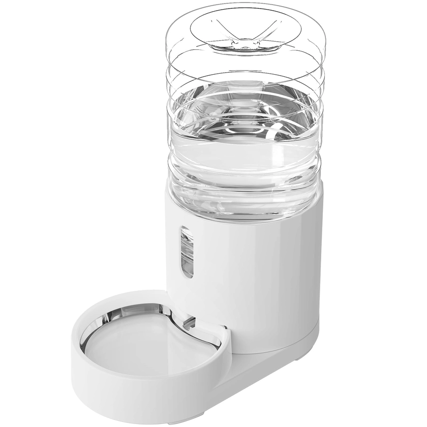 CZPET 3L Pet Water Dispenser Without Electricity Unplugged Automatic Water Bowl Dispenser Gravity Water Dispenser for Cats Water Self Feeder Dog Fountain Dogs Bowl Bottles for Kitten Puppy : Amazon.com.au: Pet Supplies