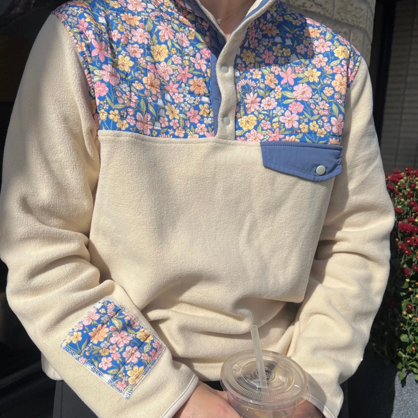 Vintage Gardenia Henley