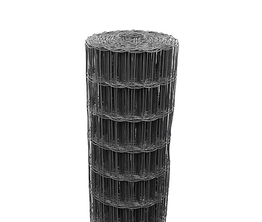 Bordure grillage maille 50 x 100 mm gris anthracite 10 x h.0,6 m | Castorama