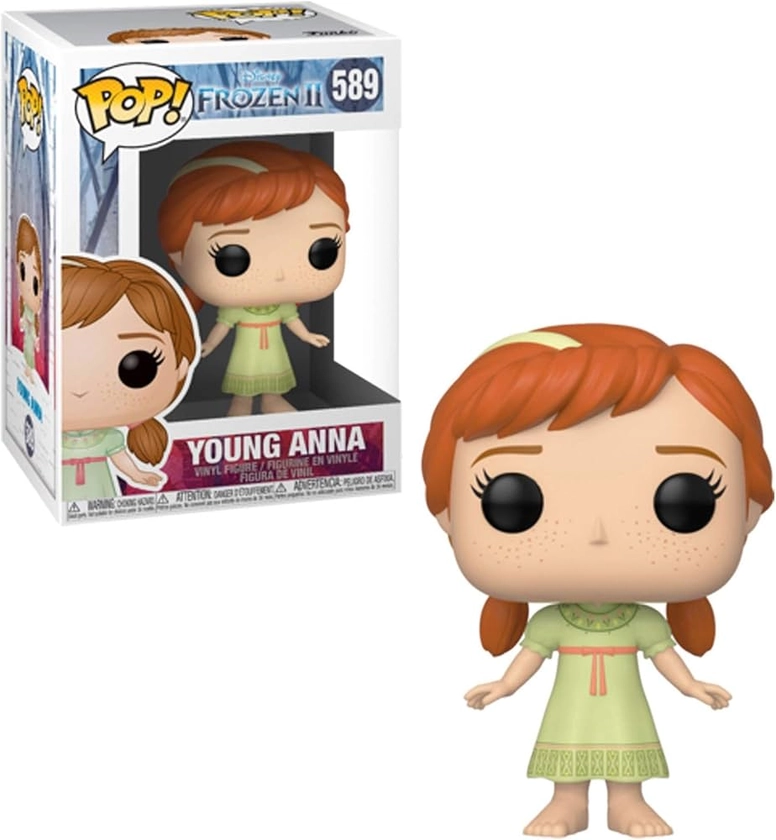 Funko Pop! Disney: Frozen 2 - Young Anna - la Reine des Neiges - Figurine en Vinyle à Collectionner - Idée de Cadeau - Produits Officiels - Jouets pour Les Enfants et Adultes - Movies Fans : Amazon.fr: Jeux et Jouets