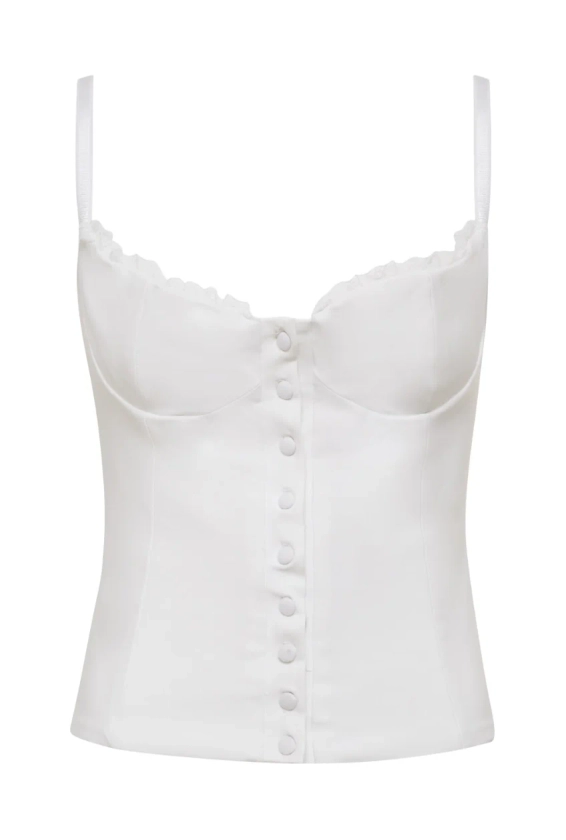 Caroline Corset in White