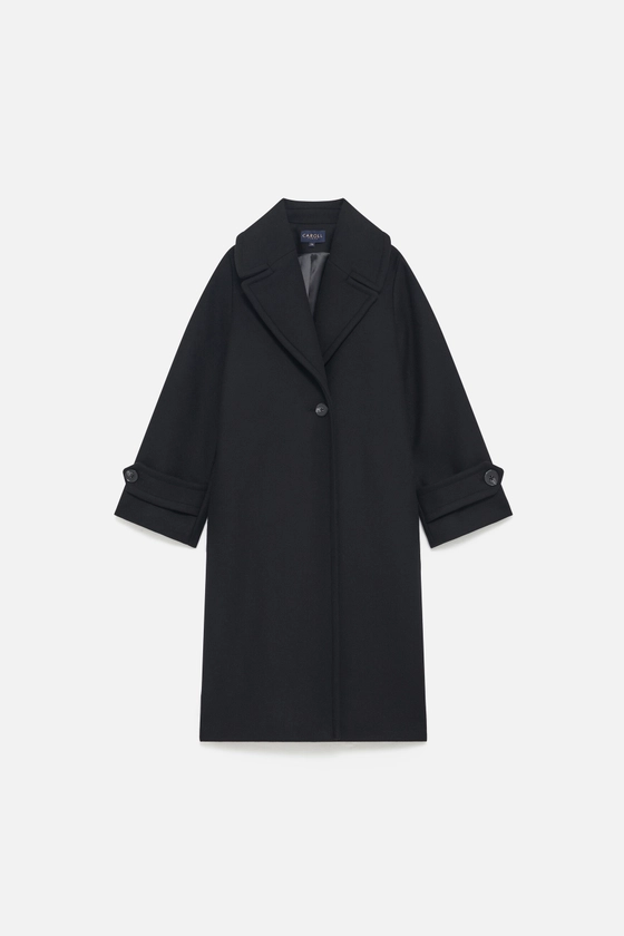 Manteau mrouge1 noir femme