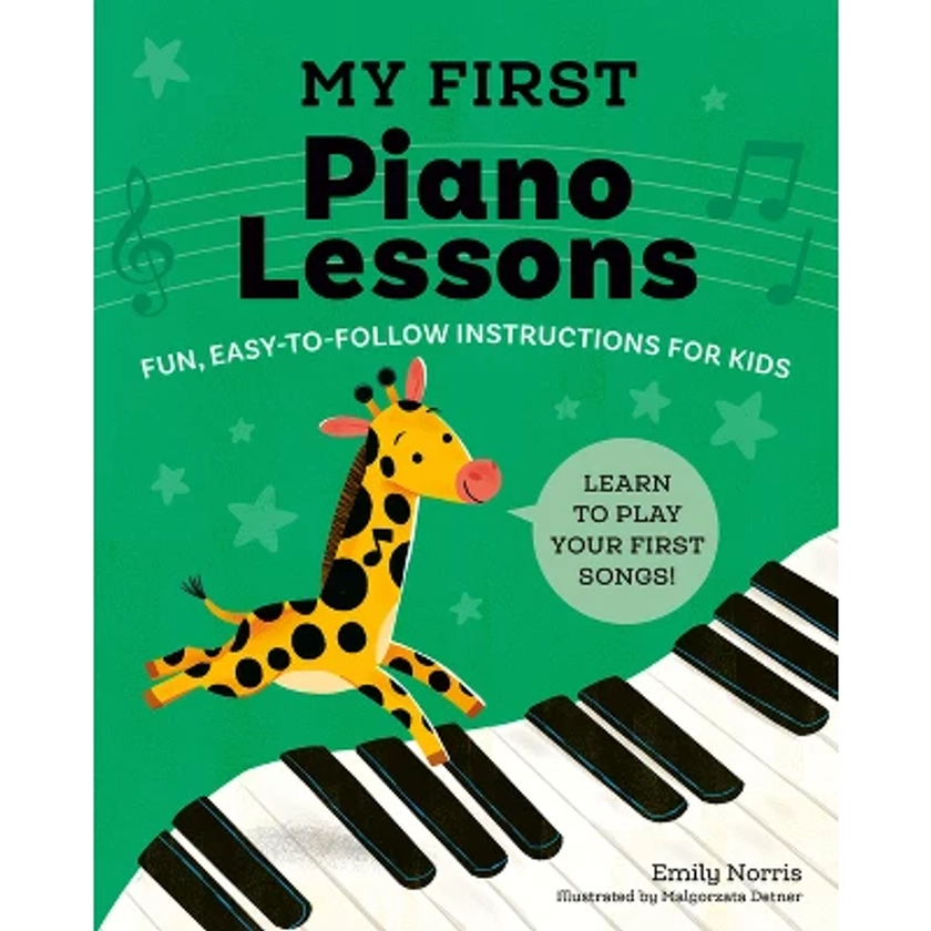 My First Piano Lessons - by Emily Norris (Paperback)