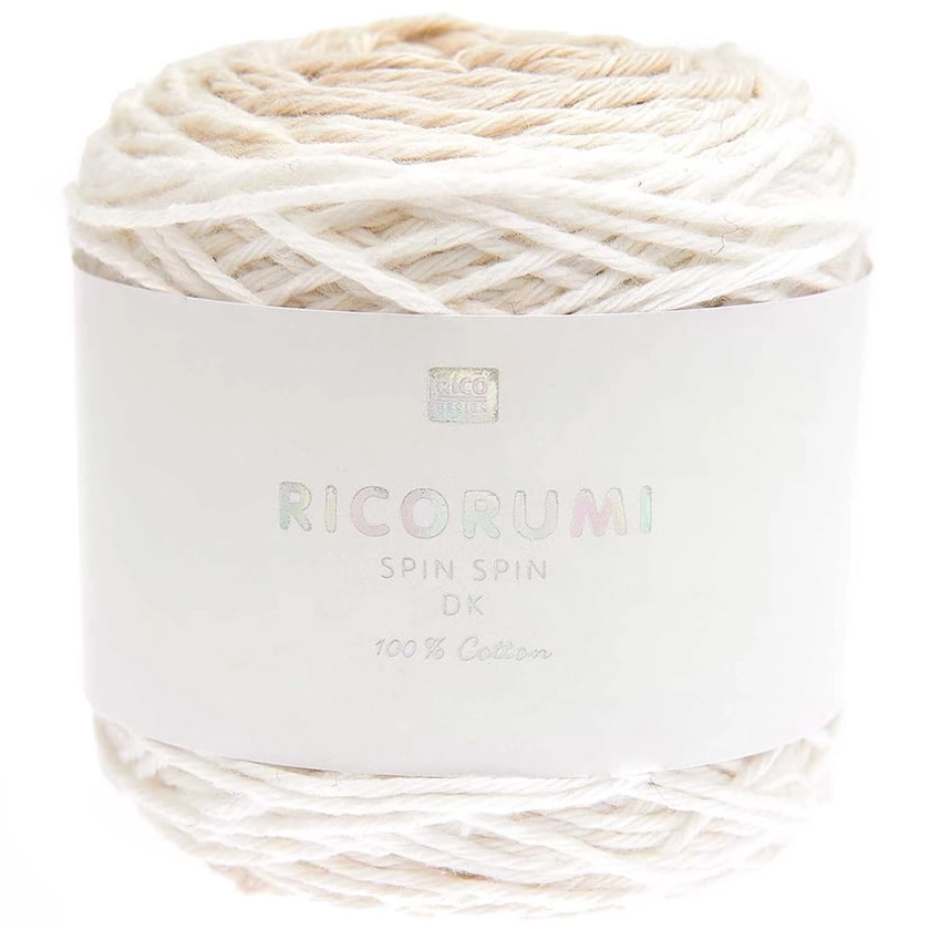 Ricorumi Spin Spin Dk - Ecru - 001 - Rico Design - Fil à crocheter