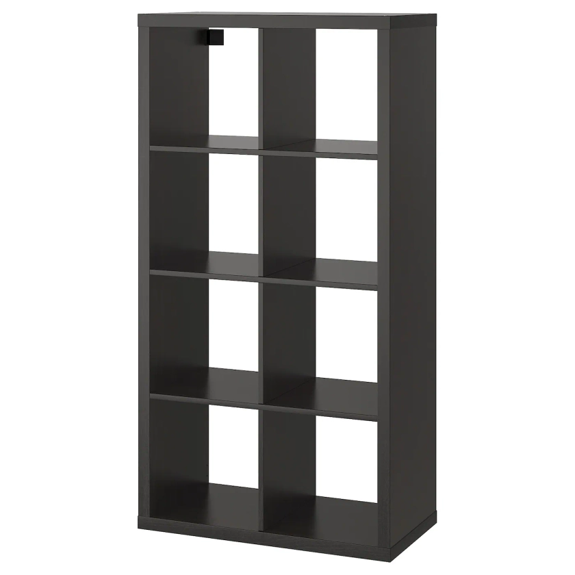 KALLAX Shelf unit, black-brown, 30 3/8x57 7/8" - IKEA
