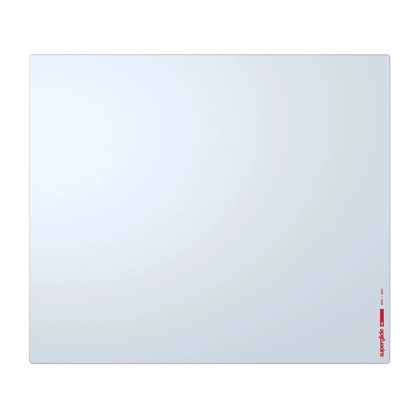 Superglide Tapis de Souris en Verre Blanc XL - Achat Tapis de Souris