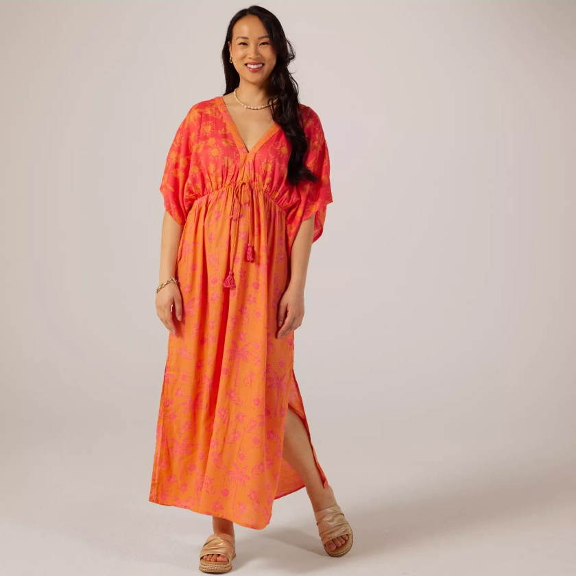 Izabel London Printed Midaxi Dress - QVC UK
