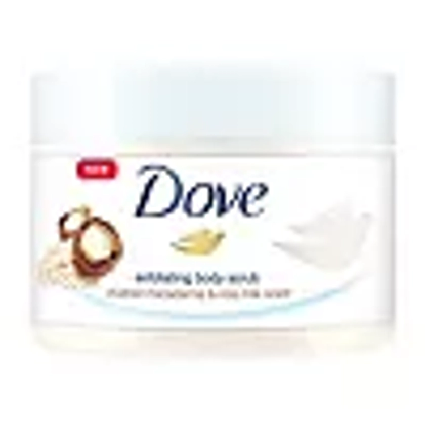 Dove Crushed Macadamia & Rice Milk Body Scrub 225 ml - Boots