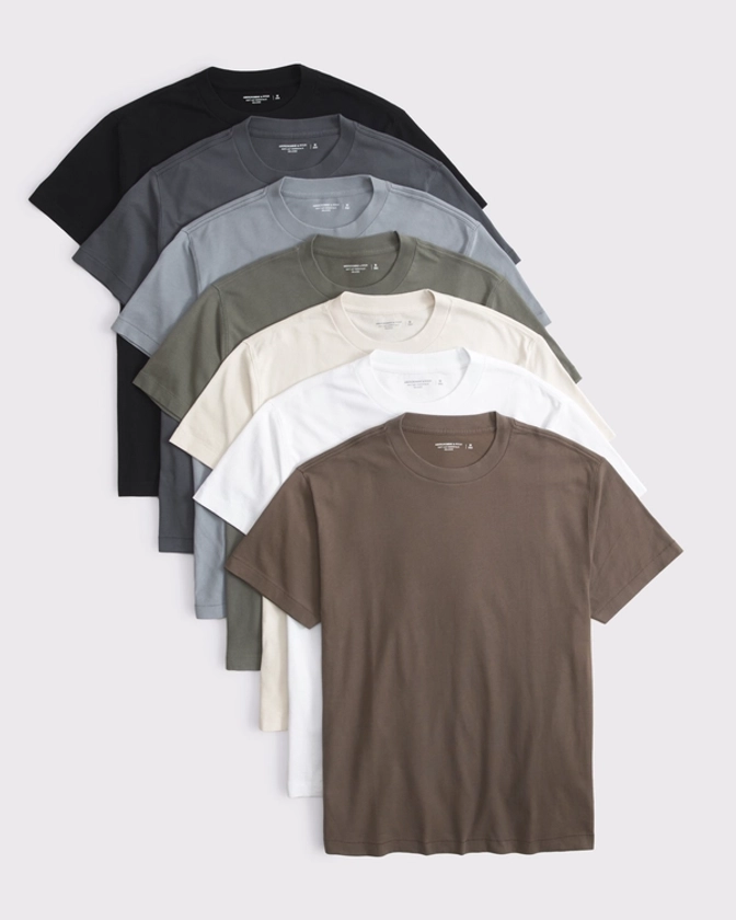 Men's 7-Pack Essential Tees | Men's Tops | Abercrombie.com