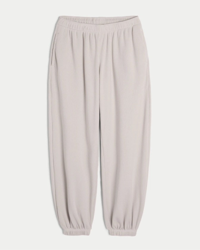 Women's Gilly Hicks Cozy Waffle Baggy Joggers | Women's Sleepwear & Loungewear | HollisterCo.com