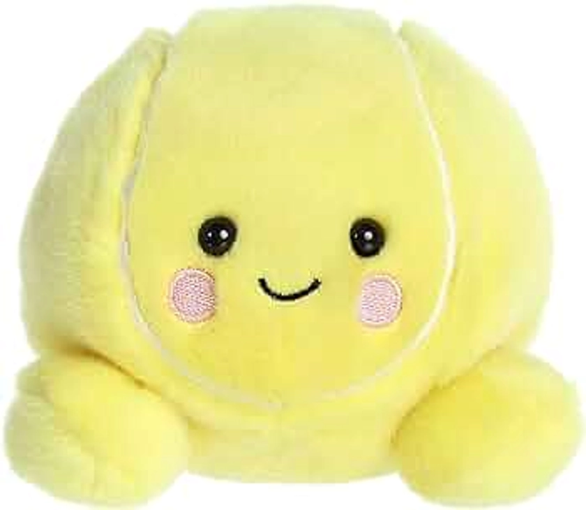 Aurora® Adorable Palm Pals™ Tennis Ace™ Stuffed Animal - Pocket-Sized Play - Collectable Fun - Yellow 5 Inches