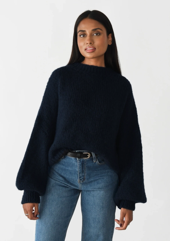 Pull en maille laine