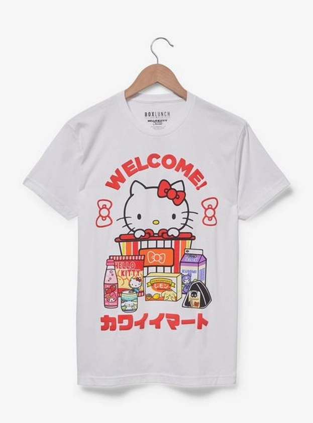 Sanrio Hello Kitty Kawaii Mart Welcome T-Shirt - BoxLunch Exclusive | BoxLunch