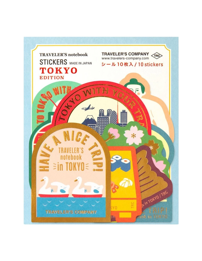[PRECOMMANDE] Stickers TOKYO EDITION - TRAVELER'S notebook