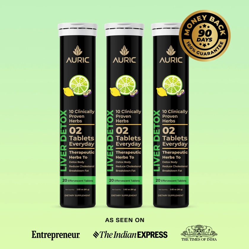 Buy Liver Detox Effervescent Tablet, Drop Fizz Drink Get 30% Off - Auric