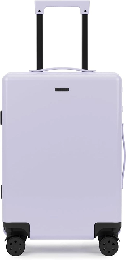 PASTELS - Carry On Cabin Suitcase | Lightweight & Hard Shell | Spinner Luggage with 4 Wheels | TSA Locks | (Lavender) : Amazon.co.uk: Fashion