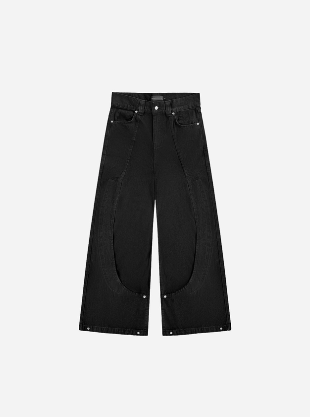 PANEL DENIM - BLACK