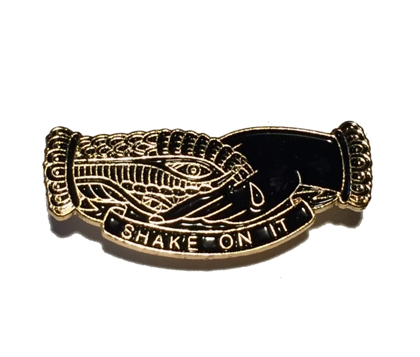 SHAKE ON IT enamel pin