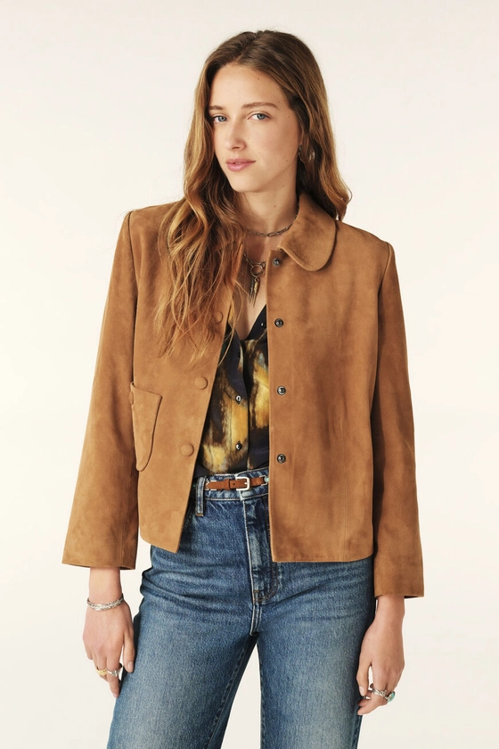 Straight-Cut Jacket Milas Brown // ba&sh PT