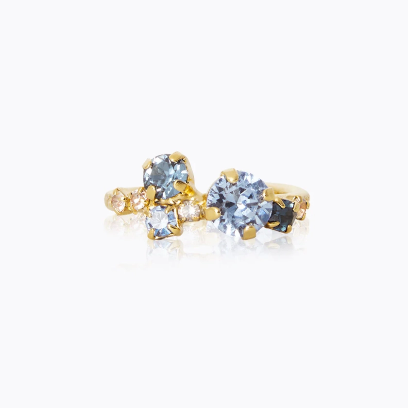 Caroline Svedbom - Stardust Ring Blue Combo Gold