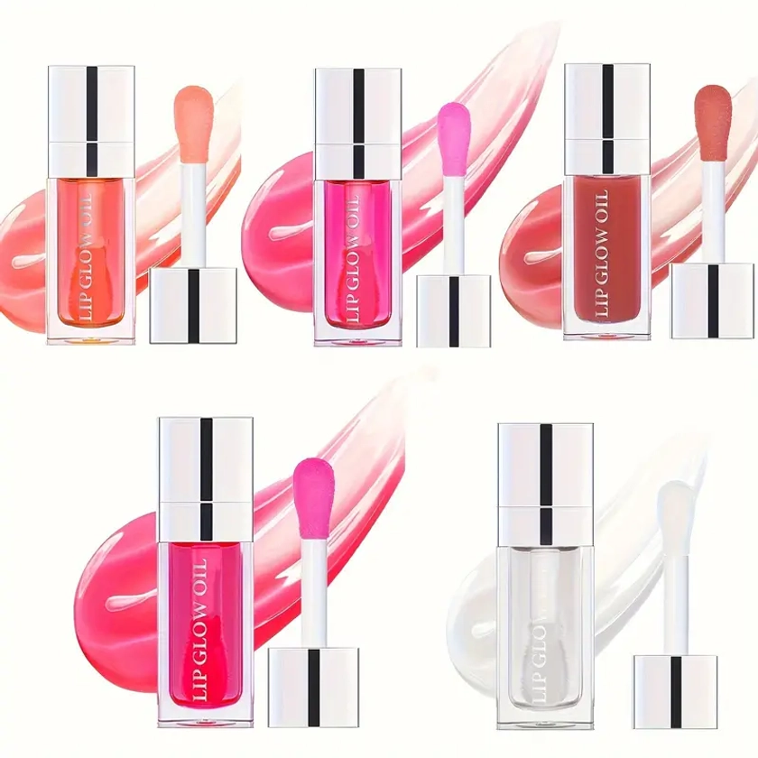 Oil Set Lip Oil Lip Big Lip Oil And Non For Girlfriend Or On Day Or Christmas | Temu