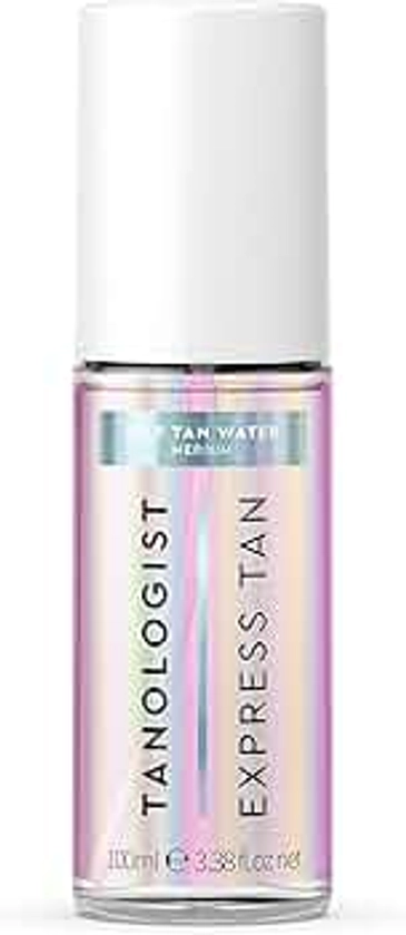 Tanologist Mini Express Self Tan Water - Self Tanner for Face & Body, Medium - Bronzing Mist - Hydrating Tanning Mist, Natural Ingredients & Vegan - 3.38 Fl Oz