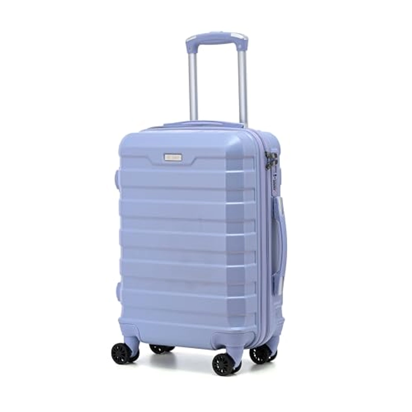 RMW Suitcase Large Medium Cabin Size | Hard Shell | Lightweight | 4 Dual Spinner Wheels | Trolley Luggage Suitcase | Hold Check in Luggage | TSA Combination Lock (Purple, Cabin 20") : Amazon.co.uk: Fashion