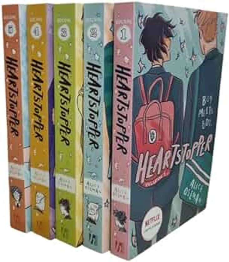 Heartstopper 5 Book Set Collection