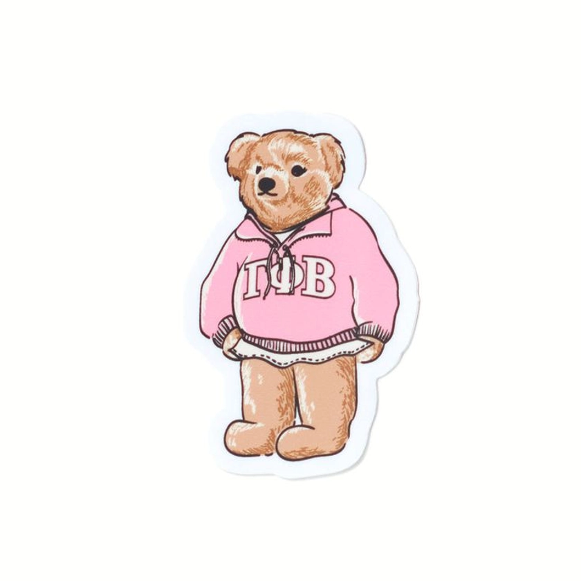 Bear Sorority Sticker in 2024 | Sorority stickers, Sorority, Alpha phi sticker