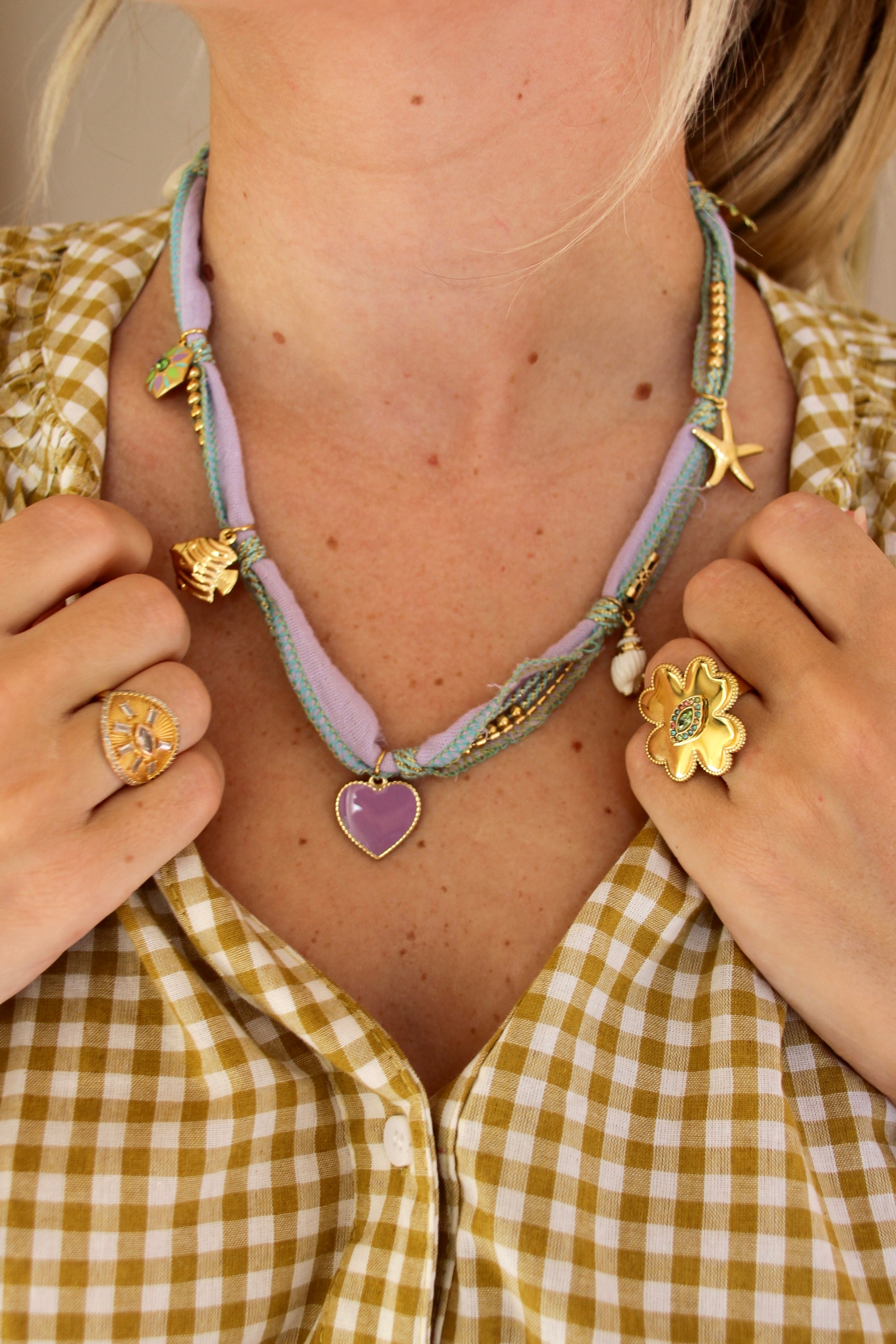 Collier Dakota violet – Mad Peonies