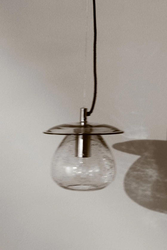 Lampe suspendue en verre - Ambre/vert - Home All | H&M FR