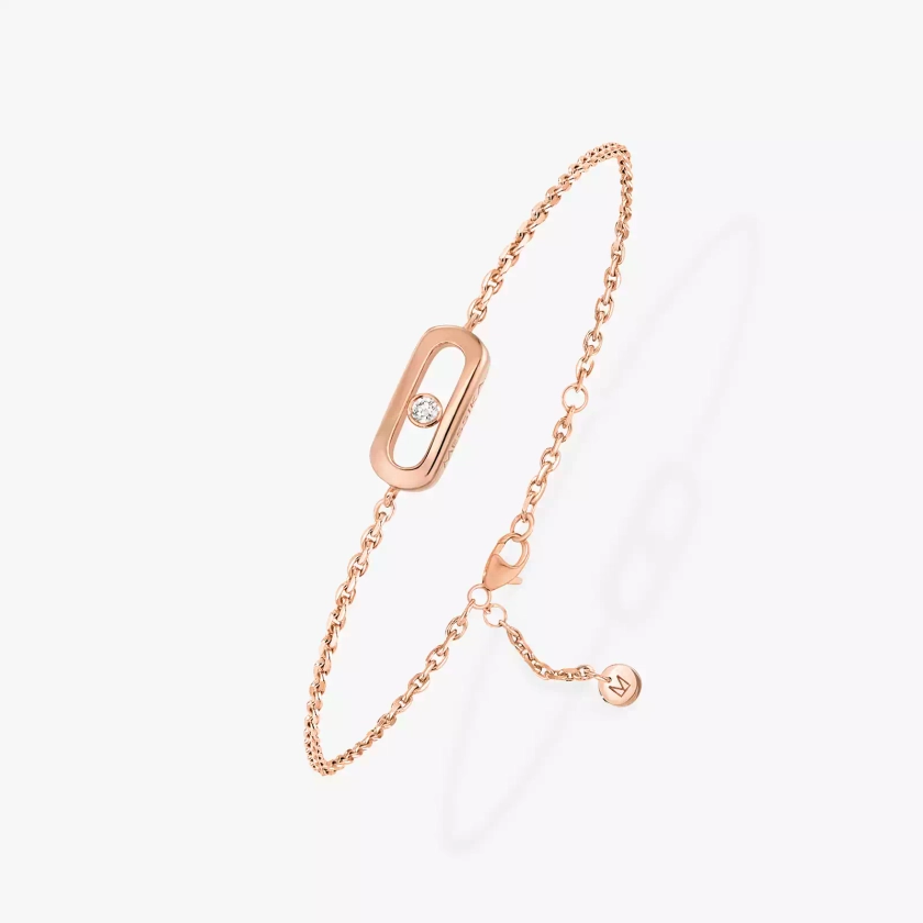 Messika Care(s) Diamond Bracelet in Pink Gold | Messika 12074-PG