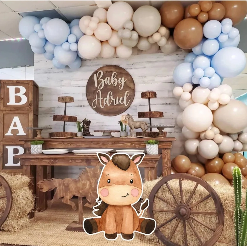 BIG DECOR FARM anniversaire: Cutout Decor animaux de la ferme, ferme imprimable Baby Shower, fête d’anniversaire, téléchargement numérique FARM11