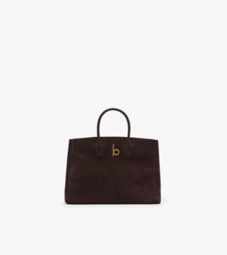 Small Rocking Horse Tote in Dark brown - Women | Burberry® Official